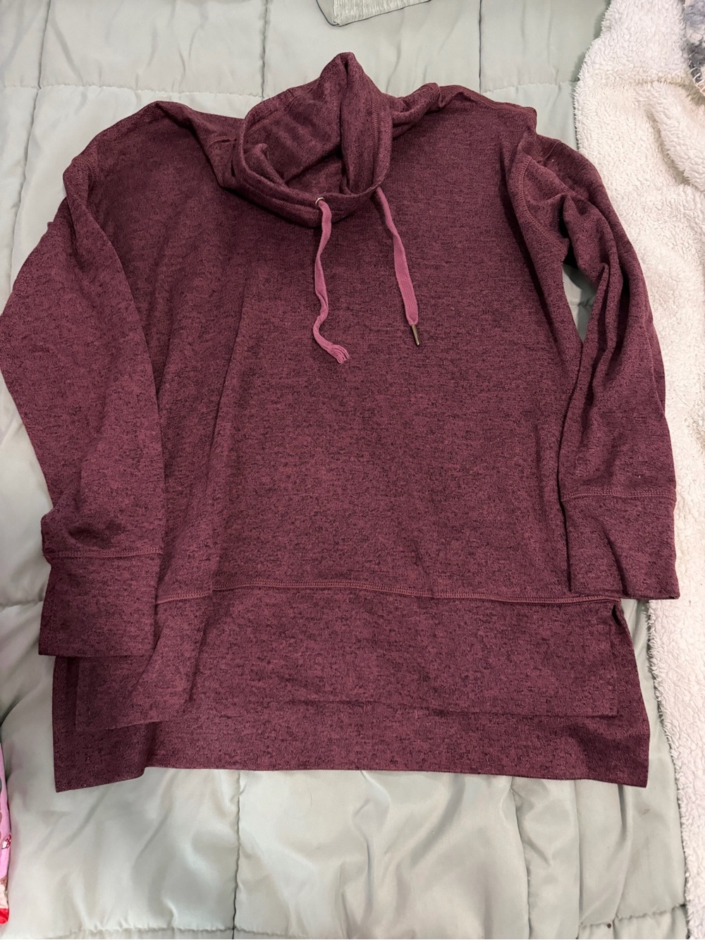Old Navy Women’s Plum Cowl Neck Pullover Hoodie